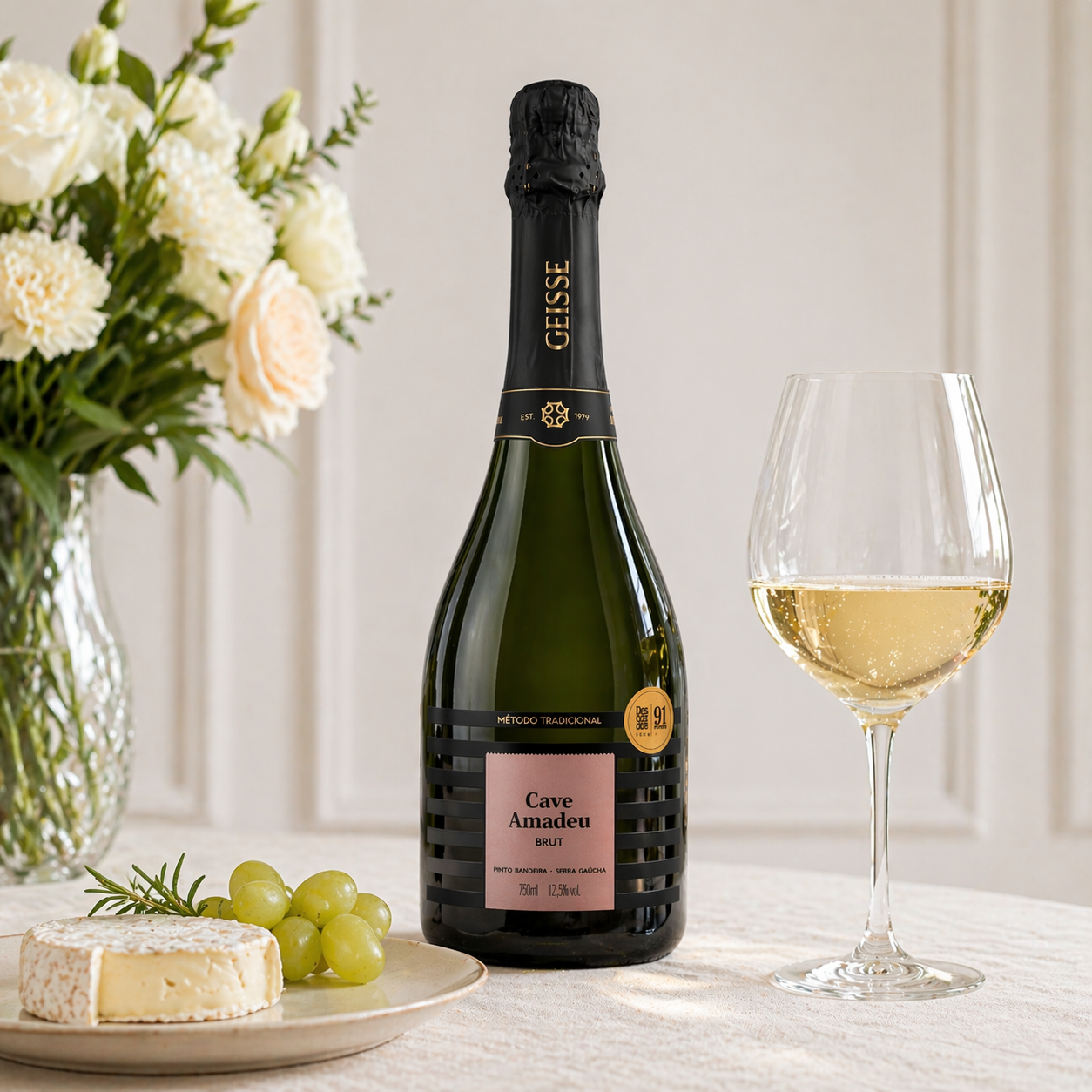 Espumante Cave Amadeu Brut - Imagem 2