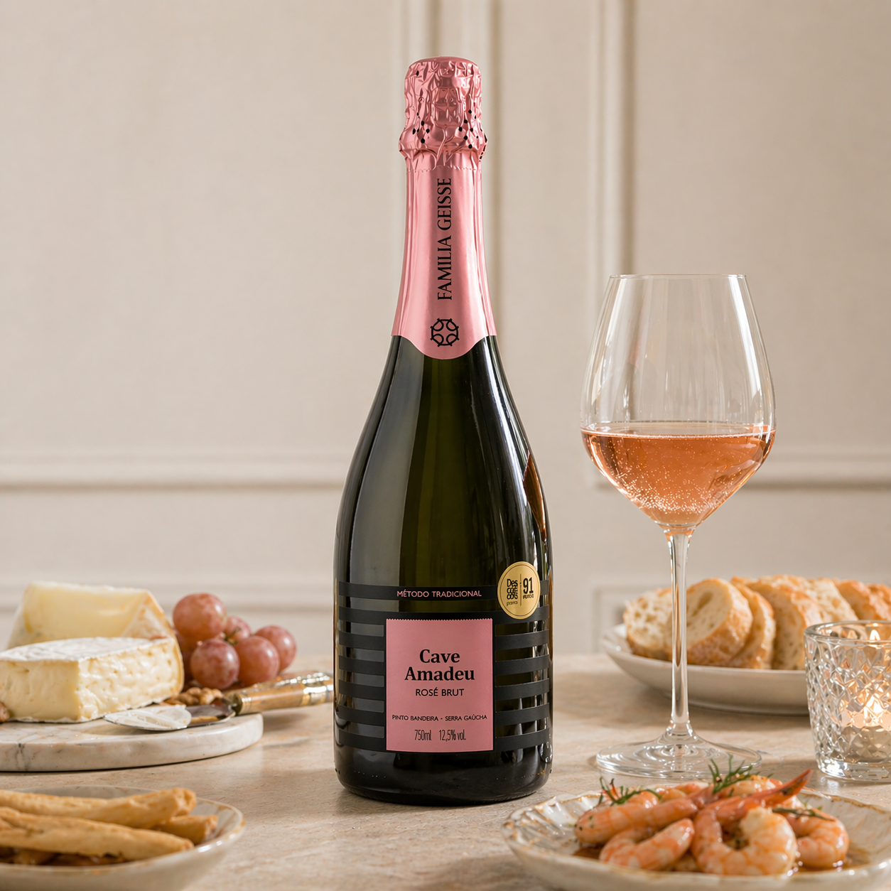 Espumante Cave Amadeu Rose Brut - Imagem 2