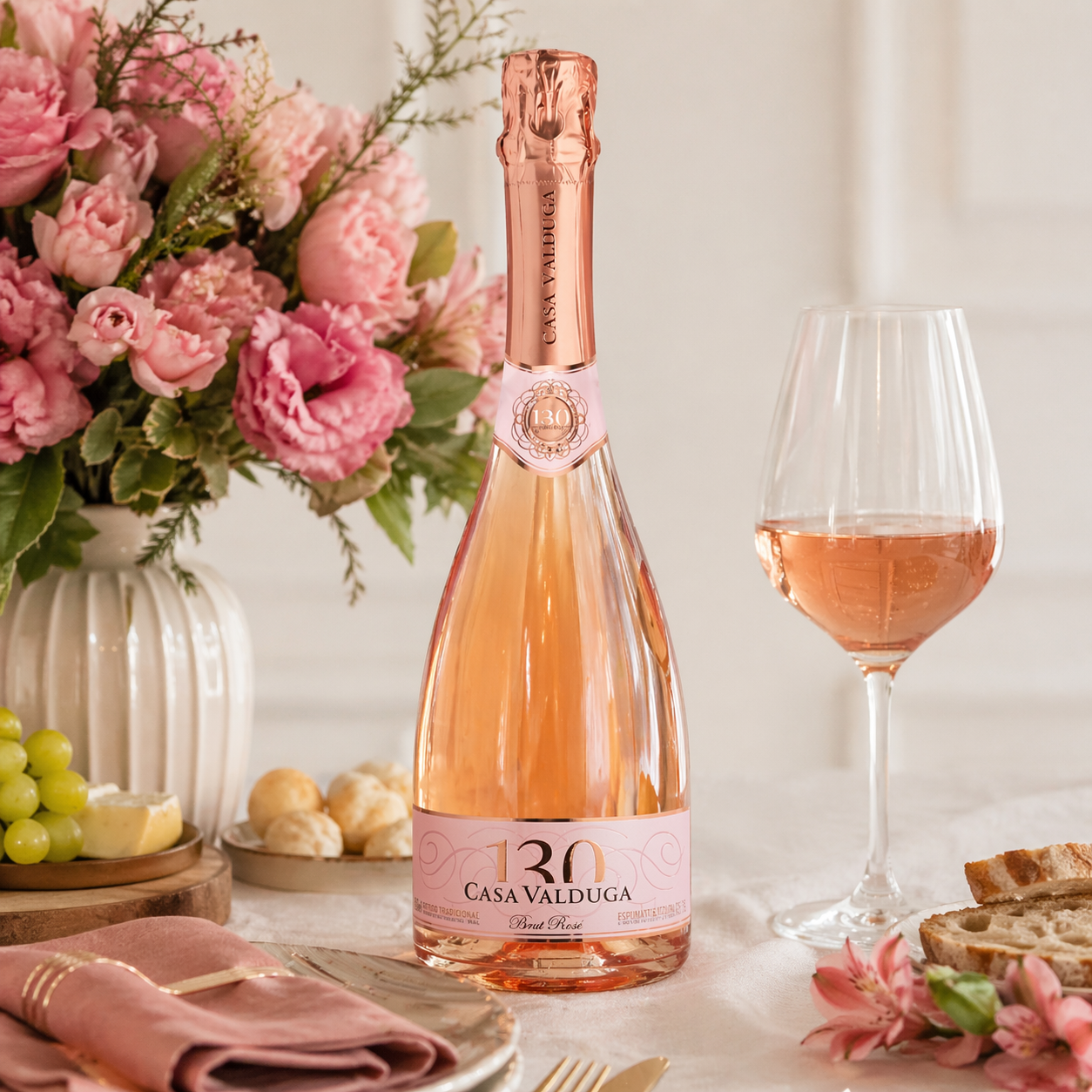 Espumante 130 Brut Rosé Casa Valduga - Imagem 2