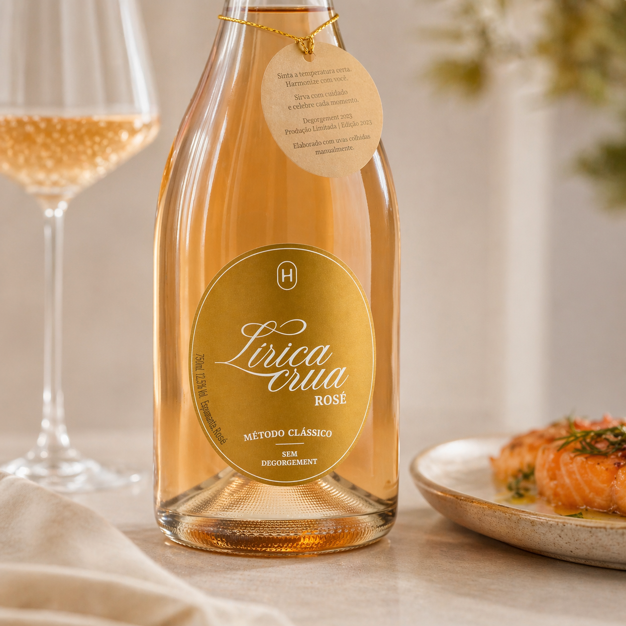 Espumante Hermann Nature Rosé Lírica Crua - Imagem 3