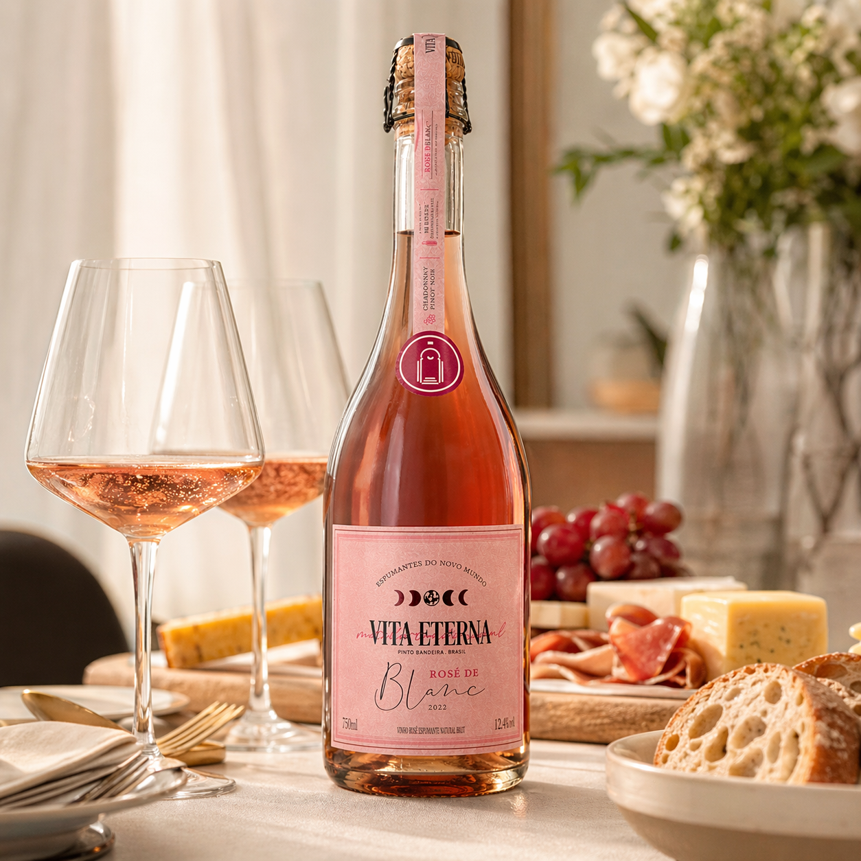 Espumante Vita Eterna Rosé de Blanc - Imagem 2