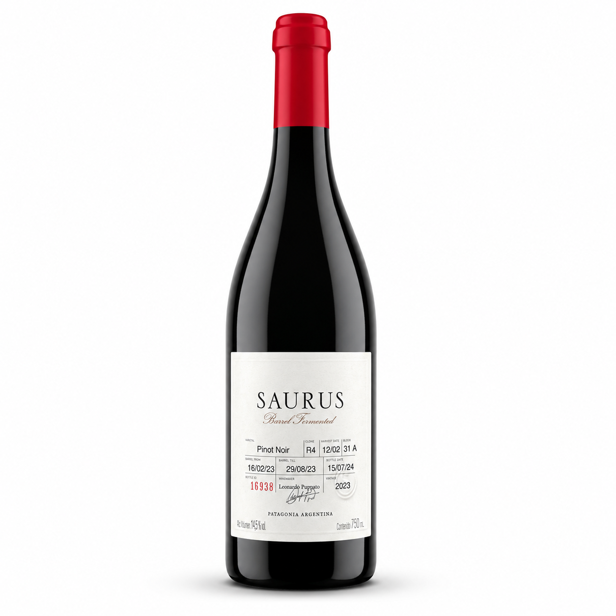 Saurus Barrel Fermented Pinot Noir